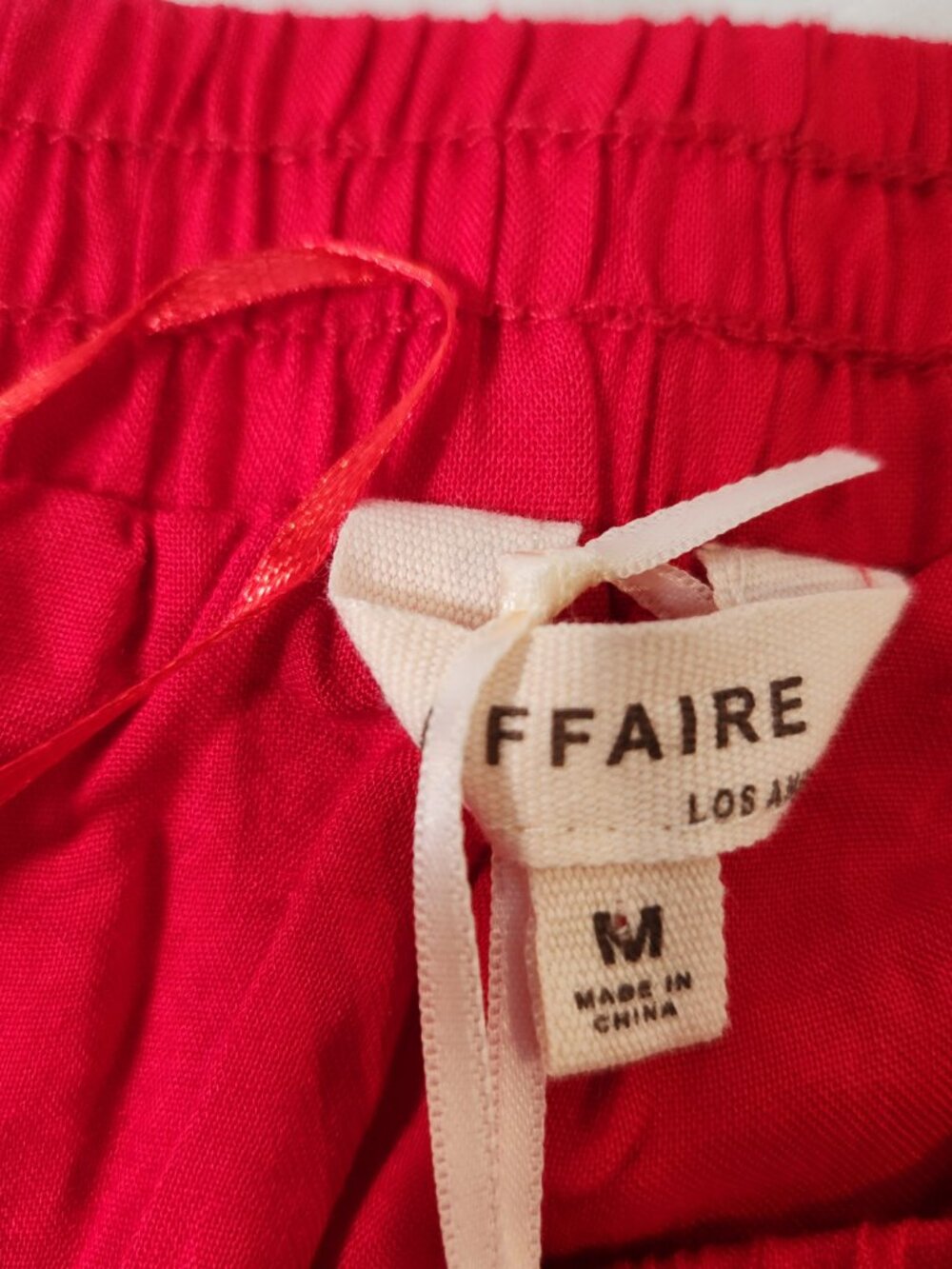 Laffaire Los Angeles Red Rayon Sea Shell Embroidered Maxi Skirt Women's Size M - Picture 2 of 11